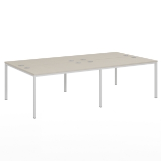 Бенч-система на 4 рабочих места, на металлокаркасе Lite VL-51