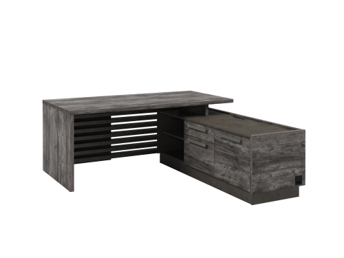 Стол для руководителя с опорной тумбой Z-218пр.1000 (R) с блоком розеток фото 2 Стол для руководителя с опорной тумбой Z-218пр.1000 (R) с блоком розеток фото 2