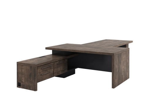 Стол руководителя с опорной тумбой Т-918.1000Л с блоком розеток и брифингом фото 2 Стол руководителя с опорной тумбой Т-918.1000Л с блоком розеток и брифингом фото 2