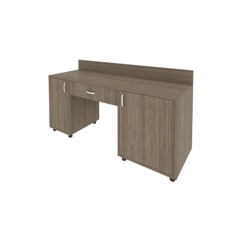 Стол с 2-мя тумбами и бортиком С-СТ-170 (R) Стол с 2-мя тумбами и бортиком С-СТ-170 (R)