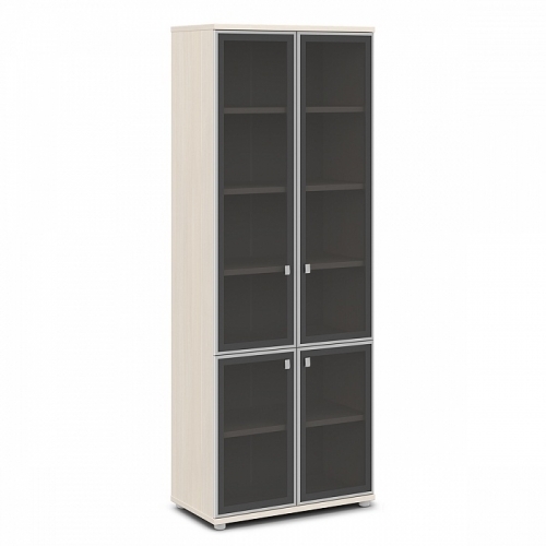 Шкаф со стеклом в алюминиевом профиле V-612 Шкаф со стеклом в алюминиевом профиле V-612