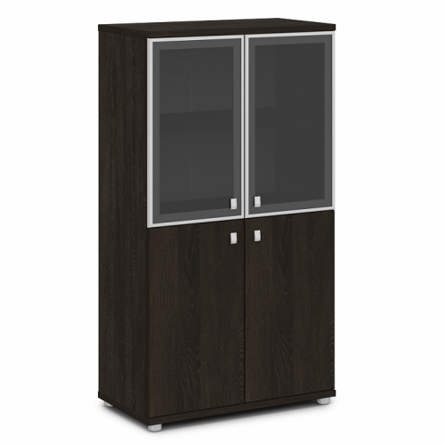 Шкаф со стеклом в алюминиевом профиле V-666 фото 3 Шкаф со стеклом в алюминиевом профиле V-666 фото 3