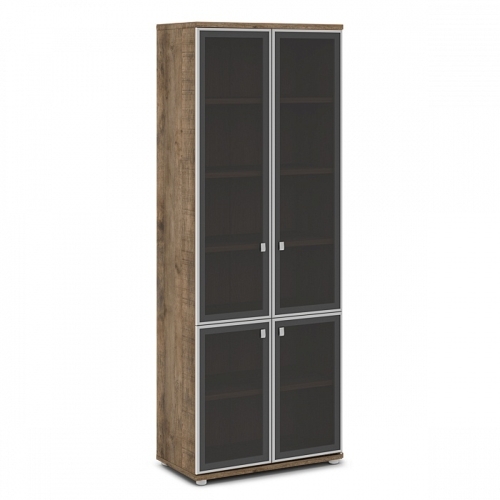 Шкаф со стеклом в алюминиевом профиле V-612 фото 2 Шкаф со стеклом в алюминиевом профиле V-612 фото 2