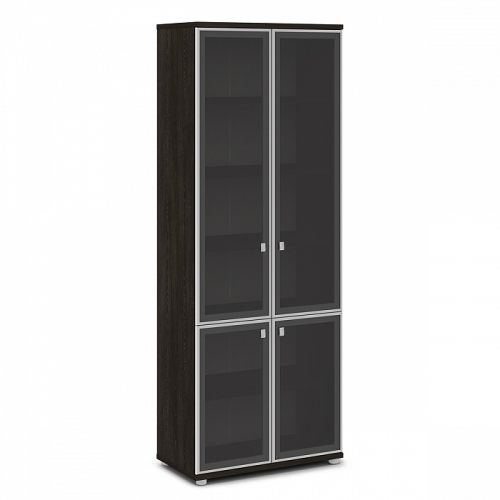 Шкаф со стеклом в алюминиевом профиле V-612 фото 3 Шкаф со стеклом в алюминиевом профиле V-612 фото 3