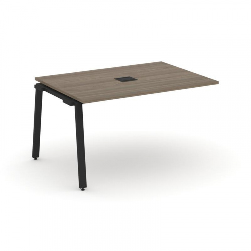 Style Project Проходной наб. элем. перег. стола SN-6A.NSPRG-001 Дуб Табак/Металл Белый 980*980*750 фото 12