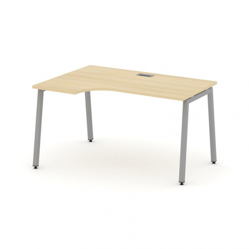 Style Project Стол рабочий эргоном. SN-4A.SPA-001(L) Дуб Наварра/Металл Антрацит 1380*600/980*750 фото 2 Style Project Стол рабочий эргоном. SN-4A.SPA-001(L) Дуб Наварра/Металл Антрацит 1380*600/980*750 фото 2