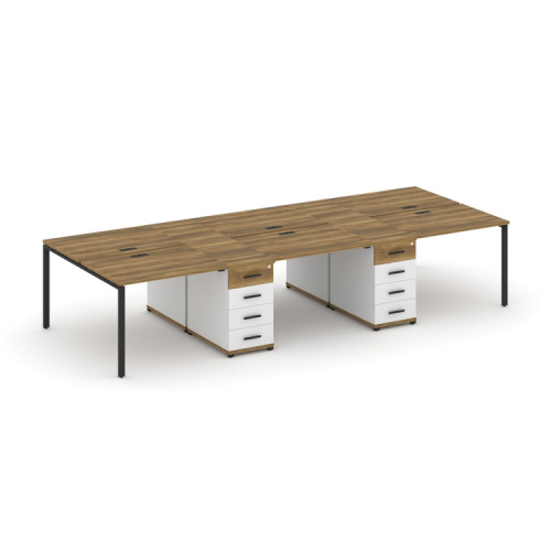 Бенч-система на 6 мест с 2 опорными тумбами Concept CN.DRS-449 фото 7