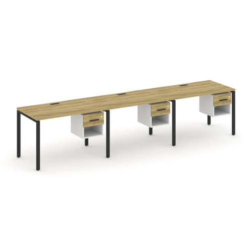 Бенч-система на 3 места с подвесными тумбами Concept CN.ORS-138 фото 6