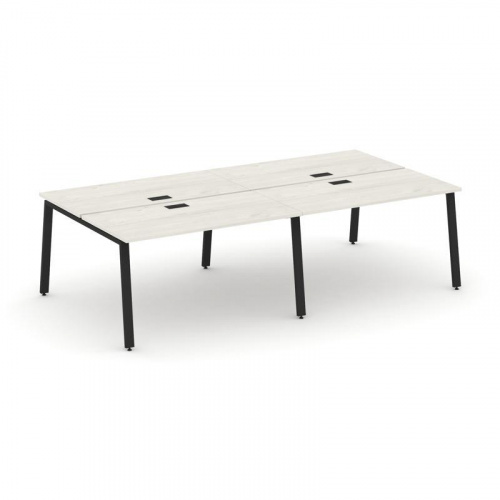 Style Project Рабочая станция 2-х сторон. SN-6A.DRS-034 Вяз Благородный/Металл Антрацит 3160*1232*75