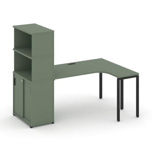 Стол эргономичный с опорным шкафом-купе Concept CN.SA-221(R) Стол эргономичный с опорным шкафом-купе Concept CN.SA-221(R)