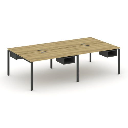 Бенч-система на 4 места с подвесными тумбами Concept CN.DRS-121 фото 3