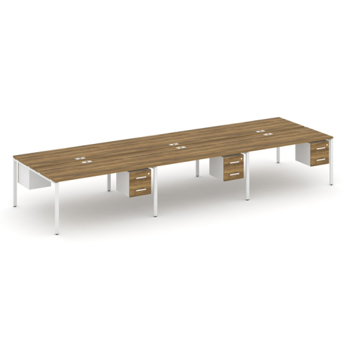 Бенч-система на 6 мест с подвесными тумбами Concept CN.DRS-156 фото 8 Бенч-система на 6 мест с подвесными тумбами Concept CN.DRS-156 фото 8