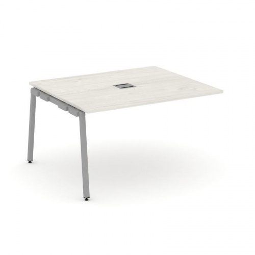 Style Project Проходной наб. элем. перег. стола SN-4A.NSPRG-033 Дуб Табак/Металл Белый 1380*1180*750 фото 4