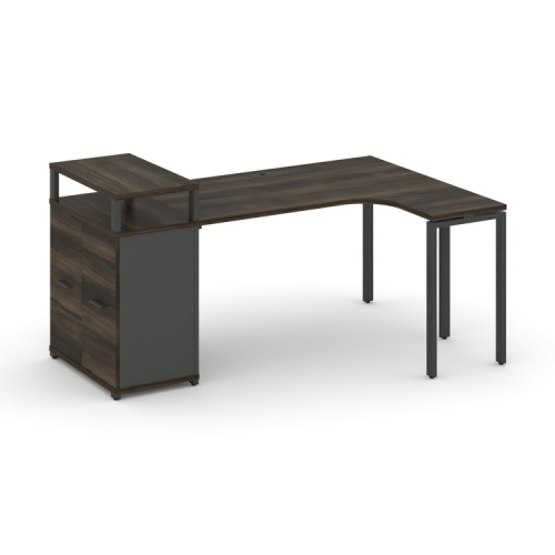 Стол эргономичный с опорным распашным шкафом Concept CN.SA-211(R)