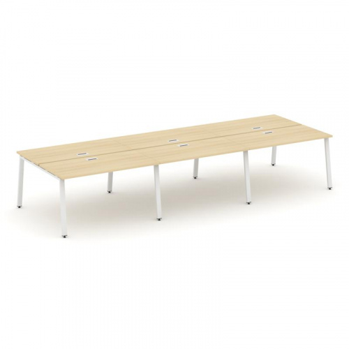 Style Project Рабочая станция 2-х сторон. SN-6A.DRS-084 Тиквуд Светлый/Металл Антрацит 4740*1632*750 фото 21