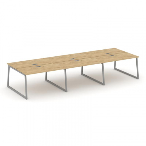 Style Project Рабочая станция 2-х сторон. SN-4T1.DRS-083 Акация Лорка/Металл Антрацит/Заглушка Пласт фото 2