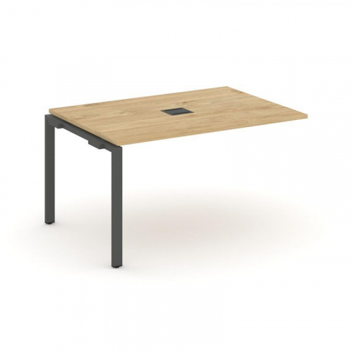 Style Project Проходной наб. элем. перег. стола SN-6P.NSPRG-003 Тиквуд Светлый/Металл Черный 1380*98 фото 14