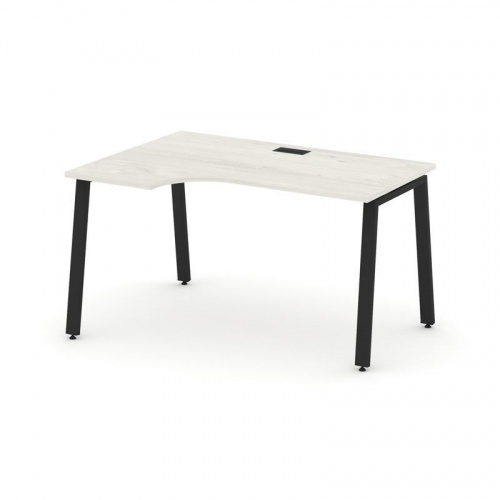 Style Project Стол рабочий эргоном. SN-6A.SPA-022(L) Антрацит/Металл Белый 1580*800/980*750 фото 4 Style Project Стол рабочий эргоном. SN-6A.SPA-022(L) Антрацит/Металл Белый 1580*800/980*750 фото 4