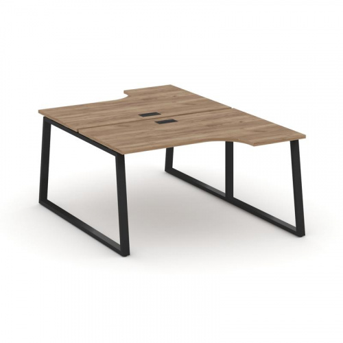 Style Project Рабочая станция эргоном. SN-6T1.DRPA-021 Акация Лорка/Металл Антрацит/Заглушка Пластик фото 7