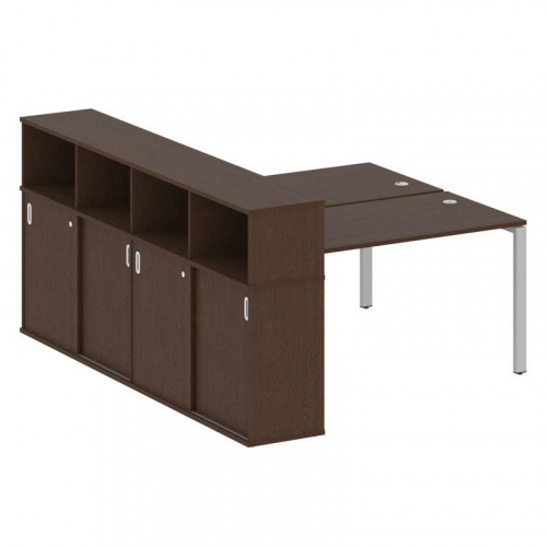 Бенч-система с шкафом-купе на П-обр. м/к Metal System БП.РС-СШК-4.3 фото 4 Бенч-система с шкафом-купе на П-обр. м/к Metal System БП.РС-СШК-4.3 фото 4