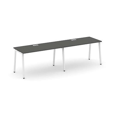 Style Project Рабочая станция 1 сторон. SN-4A.ORS-004 Антрацит/Металл Белый 3160*600*750