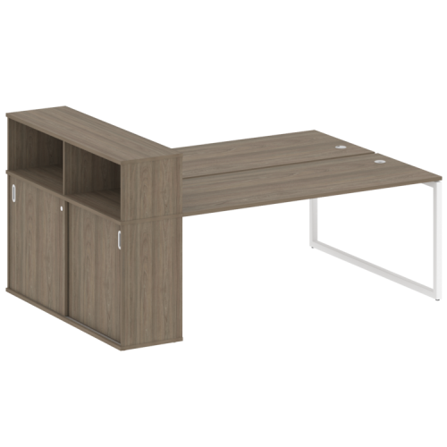 Бенч-система с шкафом-купе на О-обр. м/к Metal System Quattro 40БО.РС-СШК-2.5 фото 2 Бенч-система с шкафом-купе на О-обр. м/к Metal System Quattro 40БО.РС-СШК-2.5 фото 2