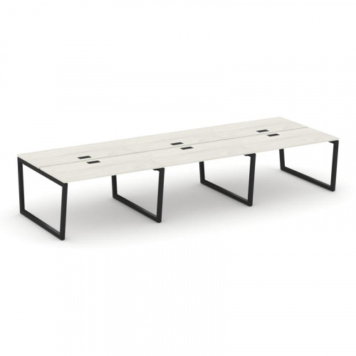 Style Project Рабочая станция 2-х сторон. SN-5T2.DRS-064 Акация Лорка/Металл Антрацит/Заглушка Пласт фото 6