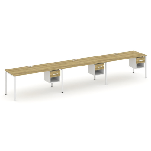 Бенч-система на 3 места с подвесными тумбами Concept CN.ORS-140 фото 11