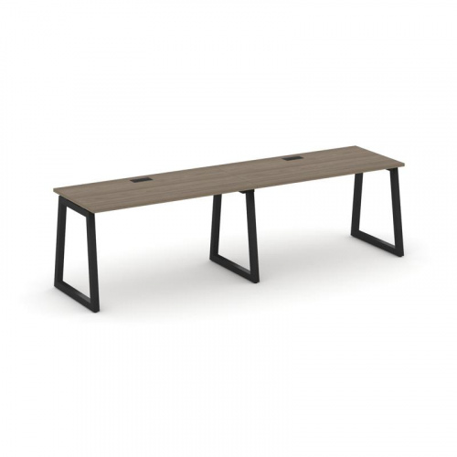 Style Project Рабочая станция 1 сторон. SN-5T1.ORS-011 Акация Лорка/Металл Антрацит/Заглушка Пластик фото 6