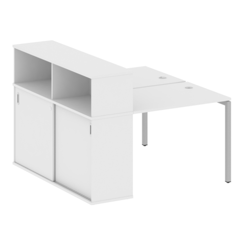 Бенч-система с шкафом-купе на П-обр. м/к Metal System Quattro 40БП.РС-СШК-2.1 фото 4 Бенч-система с шкафом-купе на П-обр. м/к Metal System Quattro 40БП.РС-СШК-2.1 фото 4