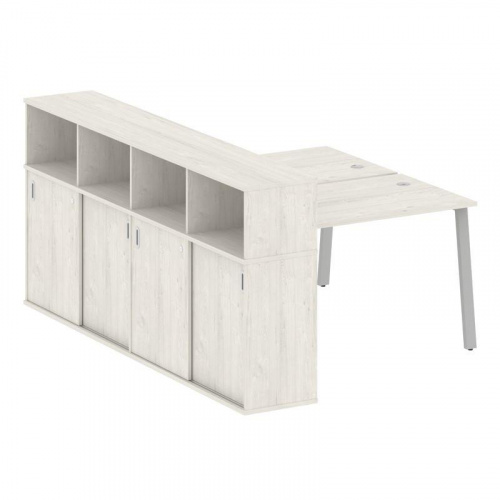 Бенч-система с шкафом-купе на А-обр. м/к Metal System БА.РС-СШК-4.2