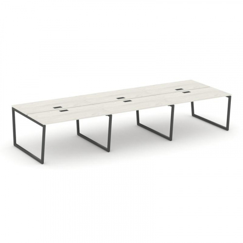 Style Project Рабочая станция 2-х сторон. SN-4T2.DRS-064 Акация Лорка/Металл Антрацит/Заглушка Пласт фото 24