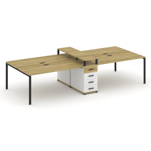 Бенч-система на 4 места с 1 опорной тумбой Concept CN.DRS-436 фото 6