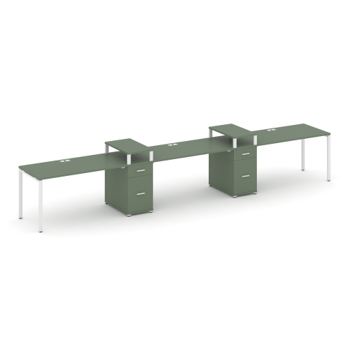 Бенч-система на 3 места с 2 опорными тумбами Concept CN.ORS-454 Бенч-система на 3 места с 2 опорными тумбами Concept CN.ORS-454