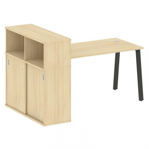 Стол письменный с шкафом-купе на А-обр. м/к Metal System БА.РС-СШК-3.3 фото 3 Стол письменный с шкафом-купе на А-обр. м/к Metal System БА.РС-СШК-3.3 фото 3