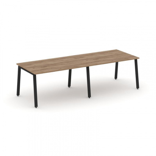 Style Project Стол переговорный SN-6A.SPRG-014.3 Дуб Наварра/Металл Белый 3160*980*750 фото 5 Style Project Стол переговорный SN-6A.SPRG-014.3 Дуб Наварра/Металл Белый 3160*980*750 фото 5