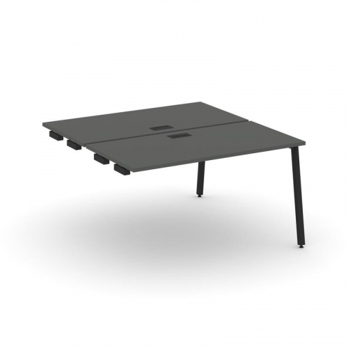 Style Project Стол-приставка к опор. элем. SN-4A.DPRS-004 Дуб Табак/Металл Белый 1580*1232*750 фото 7