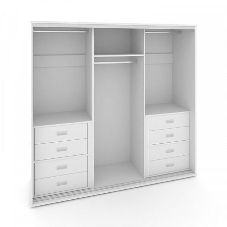 Корпус 3-х секционного шкафа низкого L=2219мм Maris SH.K3-5.2 K5