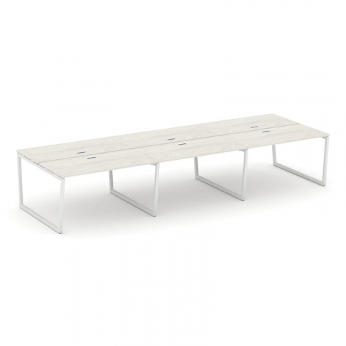 Style Project Рабочая станция 2-х сторон. SN-4T2.DRS-064 Акация Лорка/Металл Антрацит/Заглушка Пласт фото 12