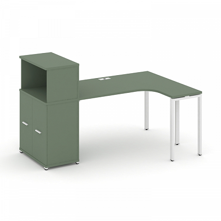 Стол эргономичный с опорным распашным шкафом Concept CN.SA-214(R)