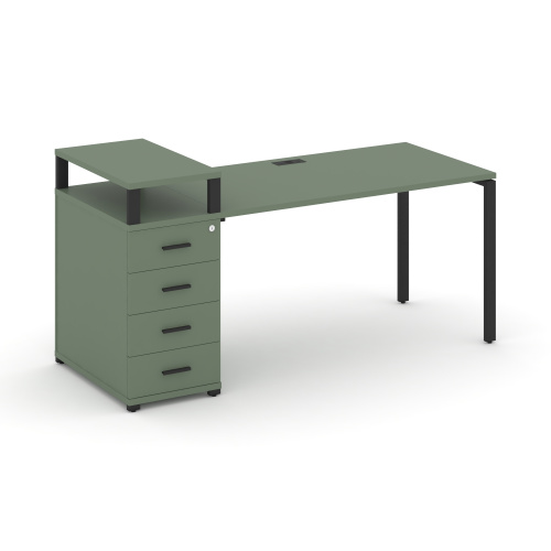 Стол офисный с опорной тумбой Concept CN.SP-410