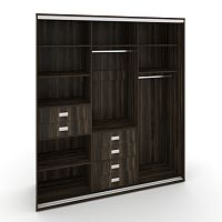 Корпус 3-х секционного шкафа высокого L=2669мм Maris SH.K3-8.1 K6