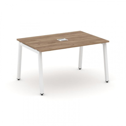 Style Project Стол переговорный SN-5A.SPRG-002 Акация Лорка/Металл Белый 1180*980*750 фото 24