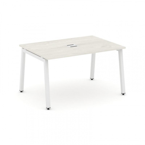 Style Project Стол переговорный SN-5A.SPRG-002 Акация Лорка/Металл Белый 1180*980*750 фото 21