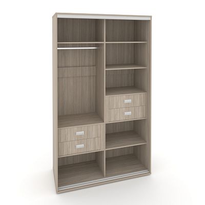 Корпус 2-х секционного шкафа высокого L=1600мм Maris SH.K2-6.1 K5