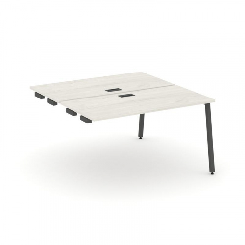 Style Project Стол-приставка к опор. элем. SN-4A.DPRS-004 Дуб Табак/Металл Белый 1580*1232*750 фото 23