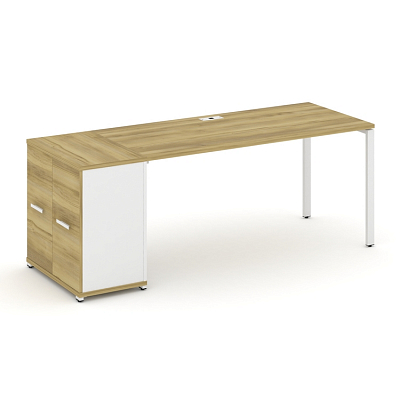 Стол офисный с опорным распашным шкафом Concept CN.SP-220