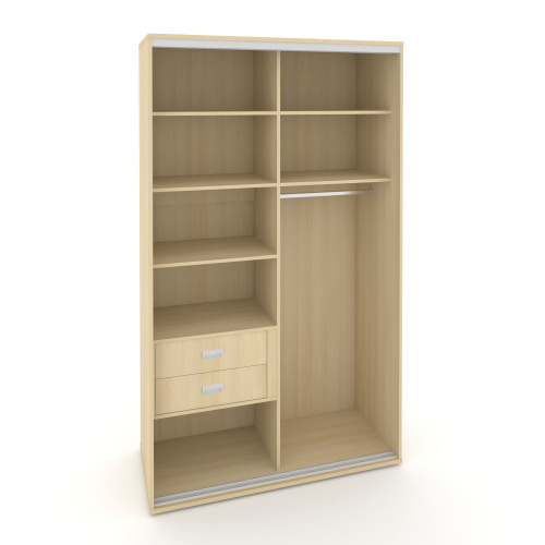 Корпус 2-х секционного шкафа высокого L=1400мм Maris SH.K2-4.1 K6 Корпус 2-х секционного шкафа высокого L=1400мм Maris SH.K2-4.1 K6