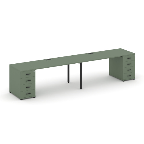 Бенч-система на 2 места с 2 опорными тумбами Concept CN.ORS-412 Бенч-система на 2 места с 2 опорными тумбами Concept CN.ORS-412