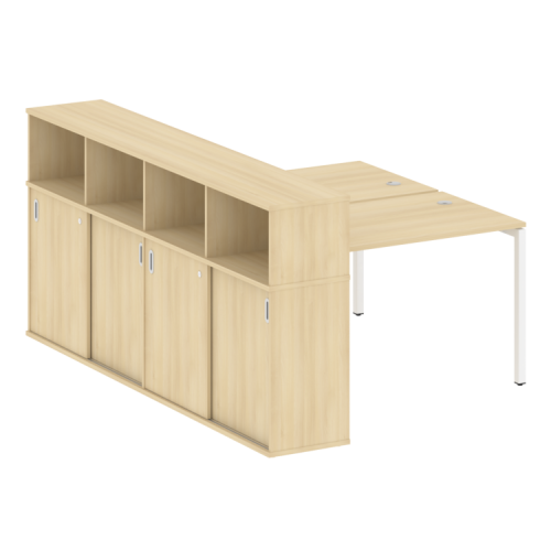 Бенч-система с шкафом-купе на П-обр. м/к Metal System Quattro 40БП.РС-СШК-4.2 фото 10 Бенч-система с шкафом-купе на П-обр. м/к Metal System Quattro 40БП.РС-СШК-4.2 фото 10